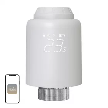 Cabeça termostática inteligente MOES ZTRV-PJ-601-MS
