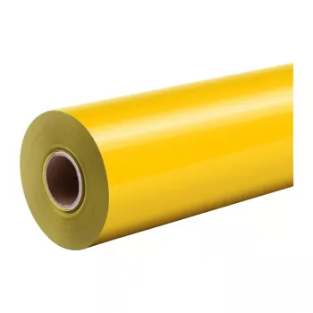 Película de transferência térmica HTVRONT Pure, 30,5 cm x 1,8 m (amarelo)