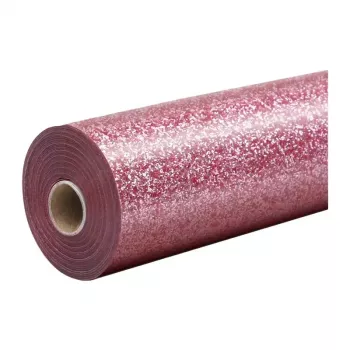Película de transferência térmica com brilho HTVRONT, 30,5 cm x 90 cm (rosa)