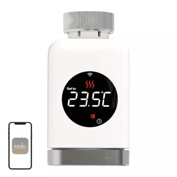 Cabeça termostática Wi-Fi MOES TRV 801