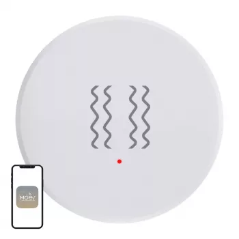 Sensor de vibração ZigBee MOES ZSS-S02-VBR-C