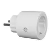 Tomada inteligente MOES MWP-EU16M-WH-MS com medição de energia, 16A, Wi-Fi, Branco