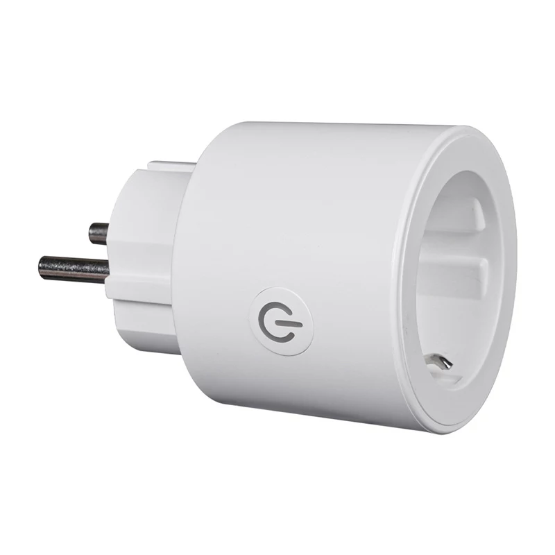 Tomada inteligente MOES MWP-EU16M-WH-MS com medição de energia, 16A, Wi-Fi, Branco