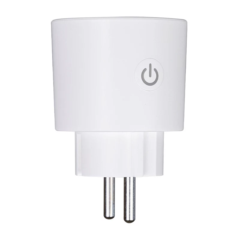 Tomada inteligente MOES MWP-EU16M-WH-MS com medição de energia, 16A, Wi-Fi, Branco