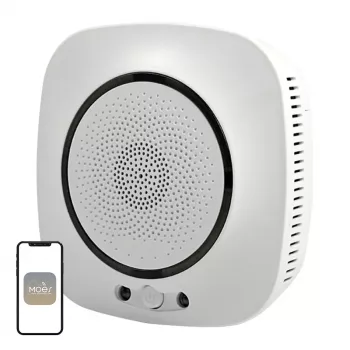 Detetor de monóxido de carbono Wi-Fi MOES WSS-CO
