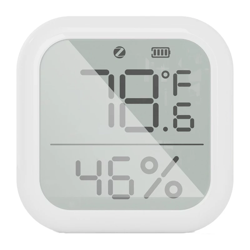 Sensor de temperatura e humidade ZigBee com LCD MOES ZSS-KB-TH-LF-C