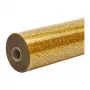 Película de transferência térmica com glitter HTVRONT, 30,5 cm x 90 cm (dourado)