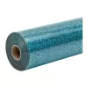 Película de transferência térmica com glitter HTVRONT, 30,5 cm x 90 cm (azul)