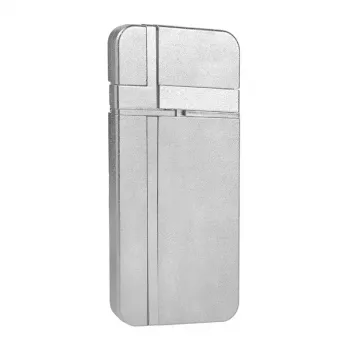 Molde de silicone para capas de iPhone (prateado) – Molde reutilizável de resina epóxi para costas de capas de telemóvel DIY, antiaderente, flexível, resistente ao calor -40 °C a 230 °C