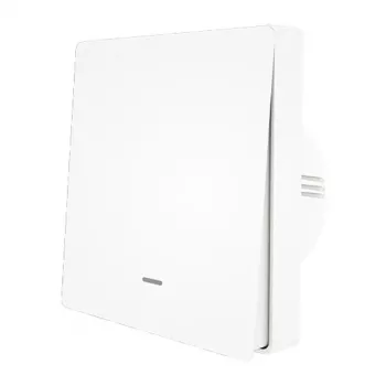 Interruptor de luz ZigBee de 1 canal MOES ZS-B-EU1 (sem neutro, branco)