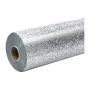 HTVRONT Película de transferência térmica com brilho, 30,5 cm x 90 cm (prateado)
