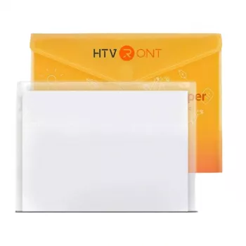 HTVRONT Película autocolante A4 brilhante (branco) – 15 folhas