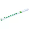 NUVO Recorder+ Flauta de bisel soprano branca e verde, dedilhação alemã, afinação em Dó, plástico ABS, com estojo, vareta de limpeza e tabela de dedilhação