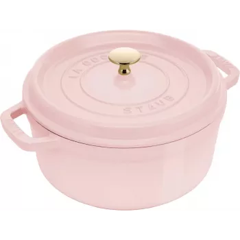 STAUB La Cocotte Assadeira redonda em ferro fundido 5,2L Blossom Pink
