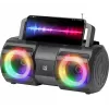 Altifalante Bluetooth Defender BeatBox 20 20W com luz, microfone, FM, USB, TF