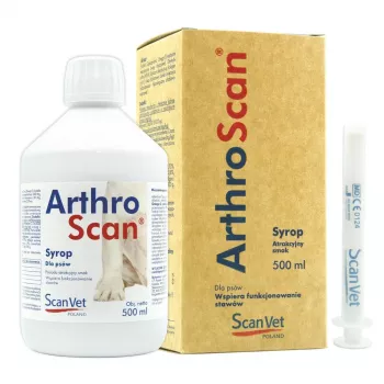 Xarope SCANVET ArthroScan - suplemento articular para cães - 500ml