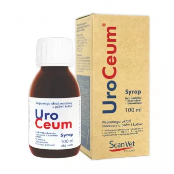 Scanvet Uroceum 100 ml líquido oral suplemento urinário para cães e gatos