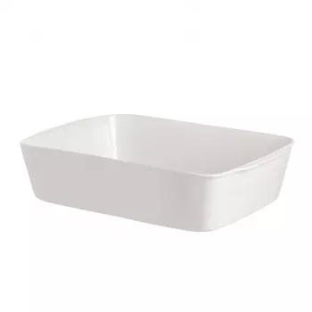 LA PORCELLANA BIANCA Anghiari Forma para lasanha - branco, 35 x 25 cm