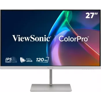 ViewSonic VP2766-2K-W Monitor docking 27 polegadas QHD IPS 120Hz USB-C, branco