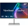 ViewSonic VP2766-2K-W Monitor docking 27 polegadas QHD IPS 120Hz USB-C, branco