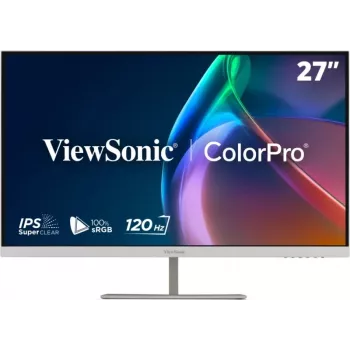 ViewSonic VP2766-2K-W Monitor docking 27 polegadas QHD IPS 120Hz USB-C, branco
