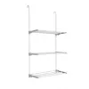 RAYEN Estendal de porta RA-0339.02, 6 varões, 3,5 m de comprimento de secagem, dobrável, branco/cinzento