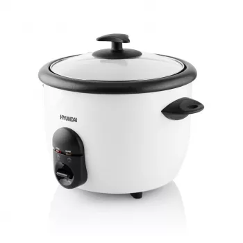 Hyundai HY-RC150 Panela de arroz 1,5L 500W aço inoxidável panela interior antiaderente com função de manutenção de calor