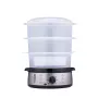Alpina Vaporizador elétrico 800W Prateado 3 níveis 9,5L sem BPA