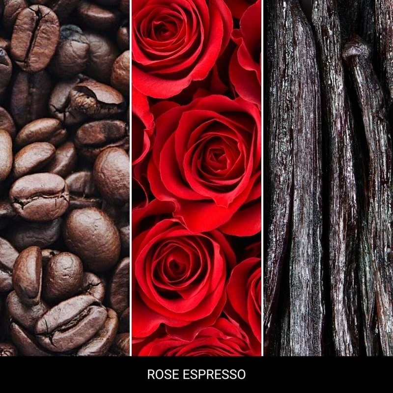 Ambientador para automóvel Millefiori White Rose Espresso Duftclip