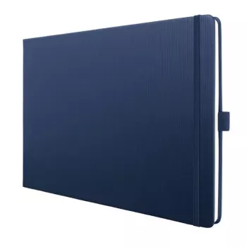 SIGEL Conceptum caderno DIN A4 horizontal liso azul-escuro capa dura 132 páginas CO202