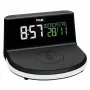 TFA Dostmann 60.2028.01 despertador digital com base de carregamento para carregamento sem fios CHARGE