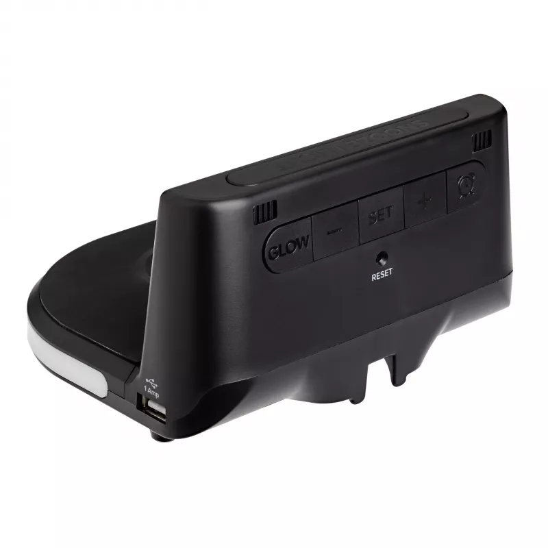 TFA Dostmann 60.2028.01 despertador digital com base de carregamento para carregamento sem fios CHARGE
