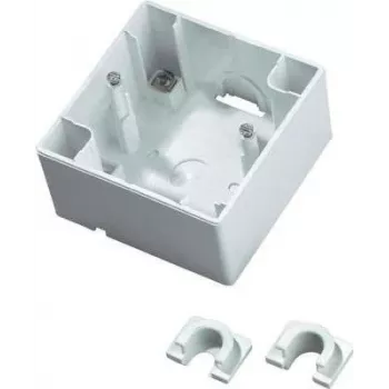 HEINRICH KOPP Kopp Paris moldura de cobertura 1 módulo, branco puro (RAL 9010), termoplástico, brilhante 356313009