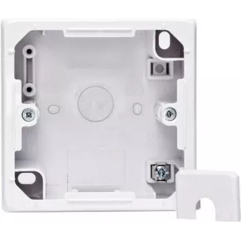 HEINRICH KOPP Kopp Paris moldura de cobertura 1 módulo, branco puro (RAL 9010), termoplástico, brilhante 356313009