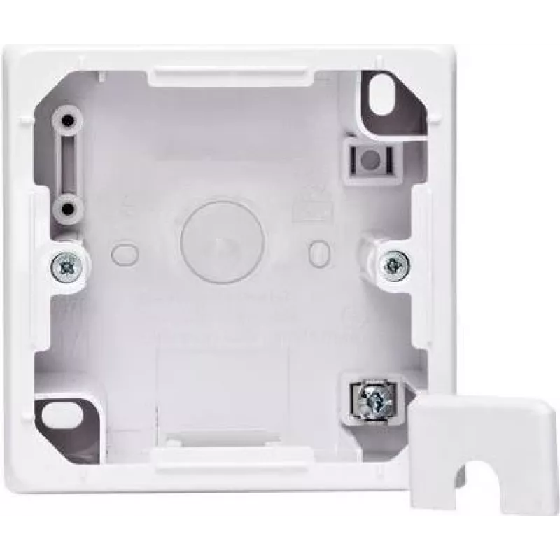 HEINRICH KOPP Kopp Paris moldura de cobertura 1 módulo, branco puro (RAL 9010), termoplástico, brilhante 356313009