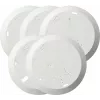 Gira 845000 conjunto de placas de montagem para detetor de fumo Q-Label, 5 unid., branco