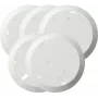 Gira 845000 conjunto de placas de montagem para detetor de fumo Q-Label, 5 unid., branco