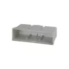 Eaton M22-H6 Cobertura de caixa para placa de montagem, 6 posições, cinzento (216553)