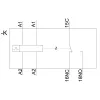 Siemens 3RP25551AW30 relé de tempo intermitente assimétrico, 24-240 V AC/DC, 2 CO, 0,05 s - 100 h, calha DIN