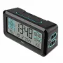 TFA Dostmann 60.2562.01.GB despertador radiofónico preto azul-claro