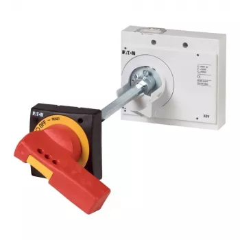 Eaton NZM3-XTVDVR 260182 punho rotativo de acoplamento de porta, vermelho/amarelo