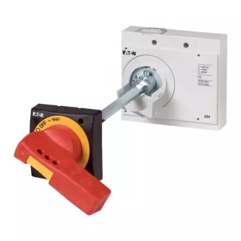 Eaton NZM3-XTVDVR 260182 punho rotativo de acoplamento de porta, vermelho/amarelo