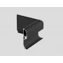 Synergy 21 LED perfil em U ALU1580 conector de canto exterior 90°, preto S21-LED-PR2500153