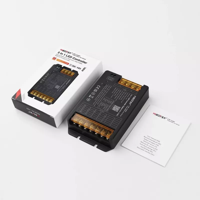 Synergy 21 LED Controlador série HC 5-em-1 DC12-48V Zigbee 3.0+ 2.4G HP 30A MiLight/Miboxer (HZ5)