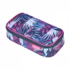 herlitz be.bag beatBox Indigo Flowers Estojo escolar, poliéster, compartimento principal com fecho XXL, 1 unid. 400197550