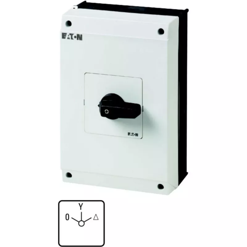 Eaton 207234 T5B-4-8410/I4 Comutador estrela-triângulo em caixa, 63 A, 0-Y-Δ, IP65