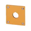 Eaton M22-EY1 Placa de montagem, amarelo, alumínio, IP65, 72 x 72 mm 216542