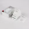 MiBoxer TW2 Controlador LED de calha 2-em-1 para fitas LED monocromáticas e CCT, DC12/24V, WiFi + 2,4GHz RF