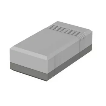 Bopla EG 1240 L Caixa de mesa, 125 x 67 x 40 mm, poliestireno, cinzento claro RAL 7035 32124012