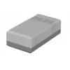 Bopla EG 1240 L Caixa de mesa, 125 x 67 x 40 mm, poliestireno, cinzento claro RAL 7035 32124012